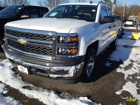 2014 Summit White Chevrolet Silverado 1500 WT Double Cab 4x4 90185284