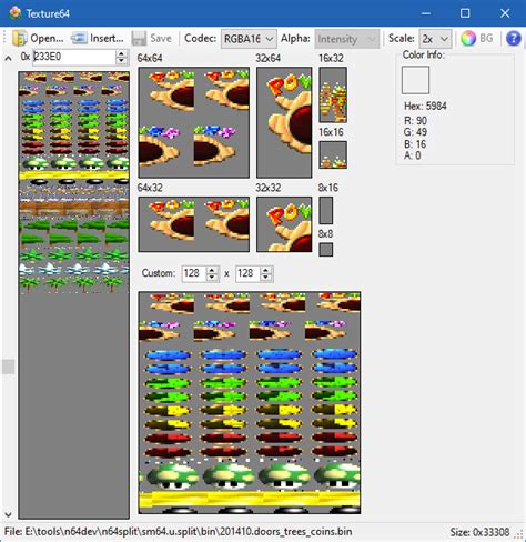 Github Queueramtexture64 N64 Texture Ripper And Editor