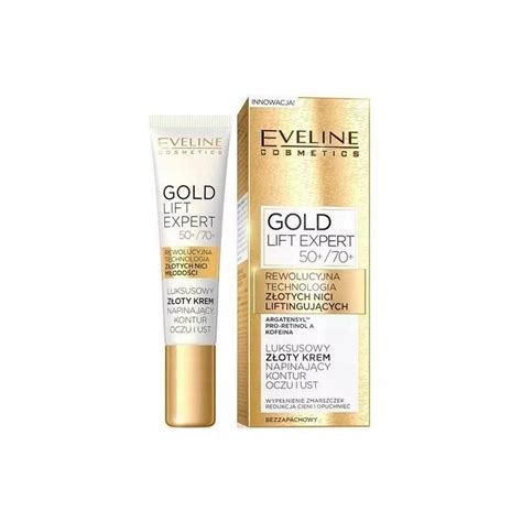 Eveline Gold Lift Expert 50+/70+ Luxury contour eye and lip cream 15ml
