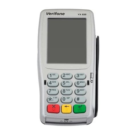 VERIFONE VX820 USER MANUAL Pdf Download | ManualsLib