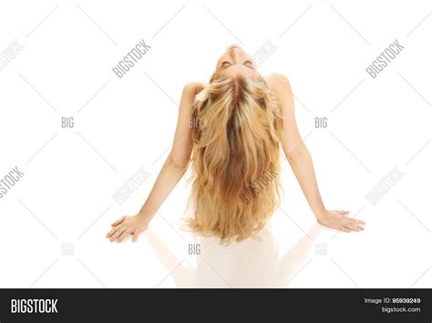 Blonde Woman Spreading Image Photo Free Trial Bigstock