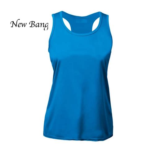 100 Polyester Quick Dry Tank Top Fitness Bodybuilding Tops Female