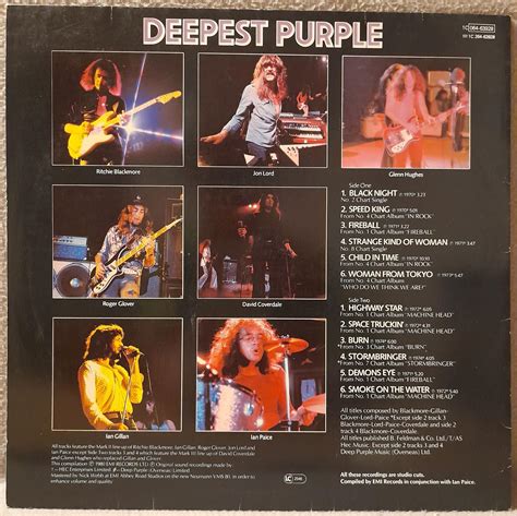 LP Deep Purple Deepest Purple The Very Best Of Deep Purple 1980 EX