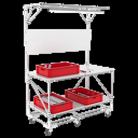 custom mobile workstation  led