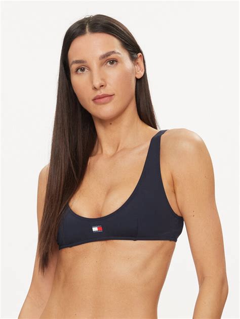 Tommy Hilfiger Góra od bikini UW UW Granatowy Modivo pl