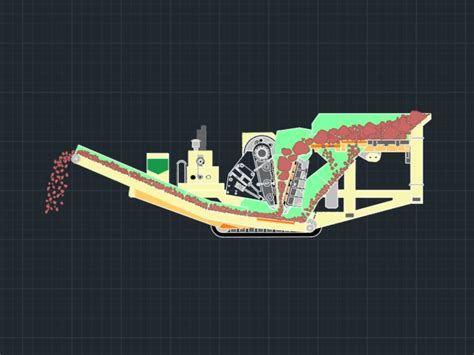 Jaw Crusher In Autocad Download Cad Free 23873 Kb Bibliocad