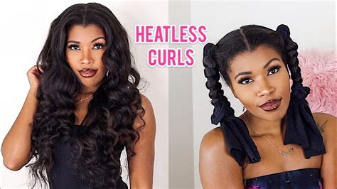 The Best Heatless Curls For Long Natural Hair Hair Hack Youtube