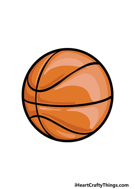 Cartoon Basketball Drawing Tutorial