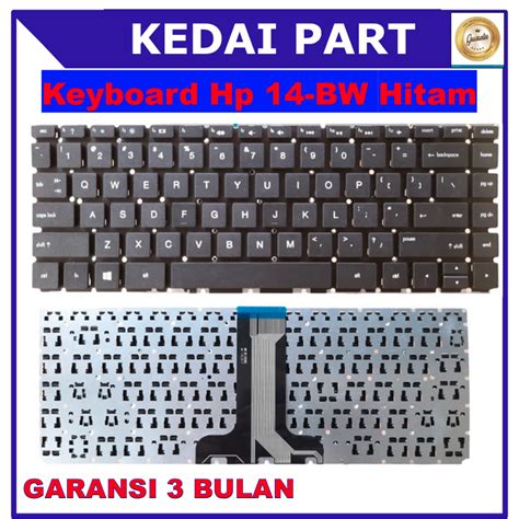 Jual KEYBOARD HP 14 BW 14 BS TPN Q186 Q187 240 G6 BLACK NON FRAME