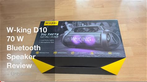 Best Budget Speaker W-King D10 70W Bluetooth 5.0 Speaker - Unboxing ...