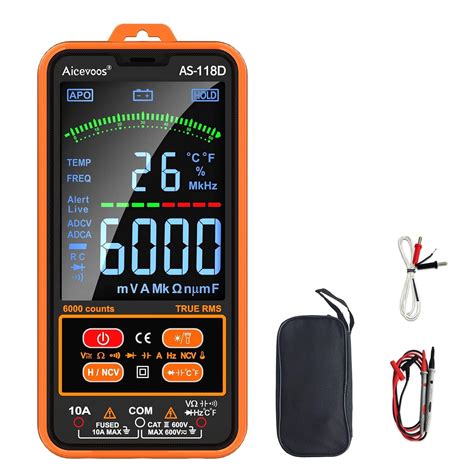 Aicevoos As D Smart Digital Multimeter Auto Ranging Voltmeter