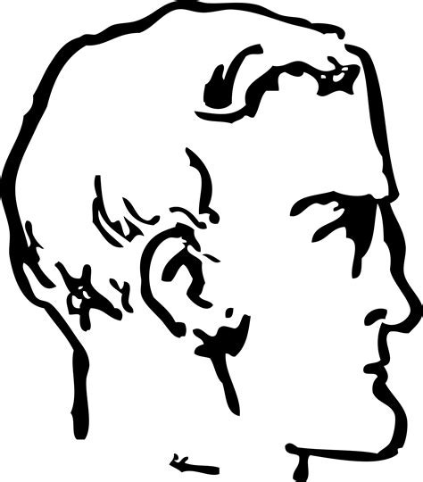 Clipart Strong Chin