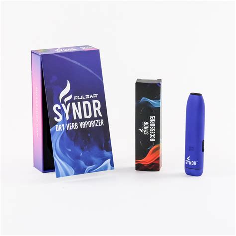 Pulsar Syndr Dry Herb Variable Voltage Vape Bar 880mah 5 Unit Pop Display