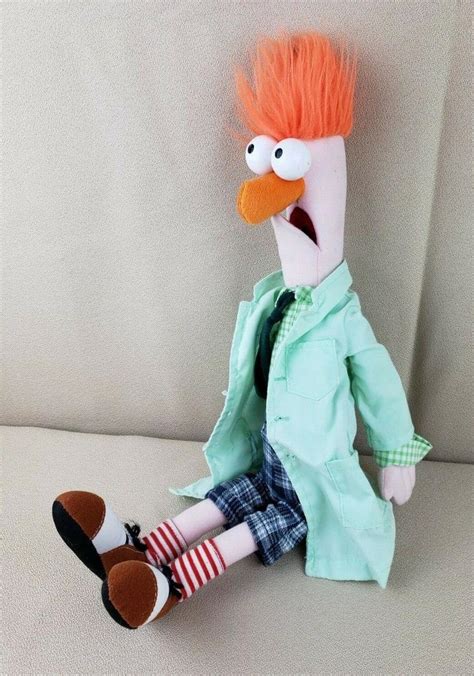 Jim Hensons The Muppets Beaker Plush Bean Bag Doll Sababa Toys 2003