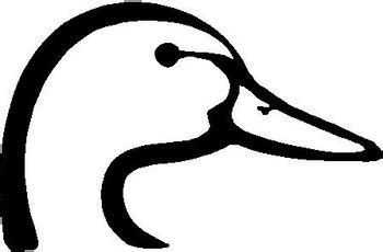 Duck Head, Vinyl cut decal