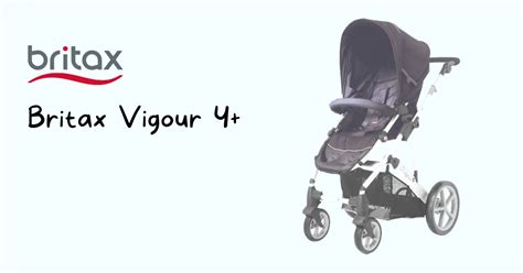 The Britax Vigour 4+: A Comfy Urban Stroller | Stuff4tots.com