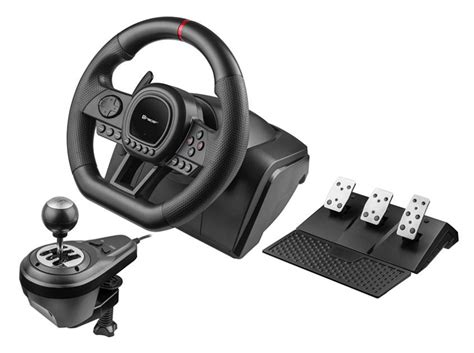 Игровой Руль для ПК с педалями и коробкой передач Tracer SimRacer 6in1 ...