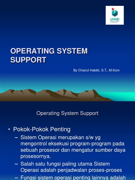os support
