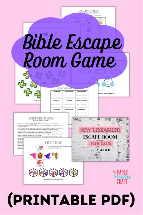 Escape Room Printable Artofit