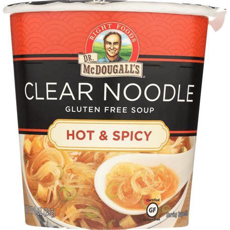 Dr Mcdougall S Hot And Spicy Clear Noodle Asian Soup Cup Case Of