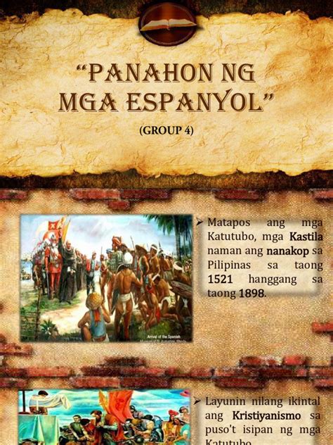 group  panahon ng mga espanyol