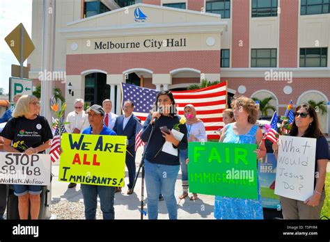 Melbourne Florida Usa April An Interfaith Vigil To Pray