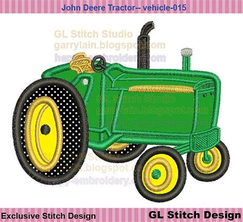 John Deere Tractor Embroidery Designs Embroidery Shops