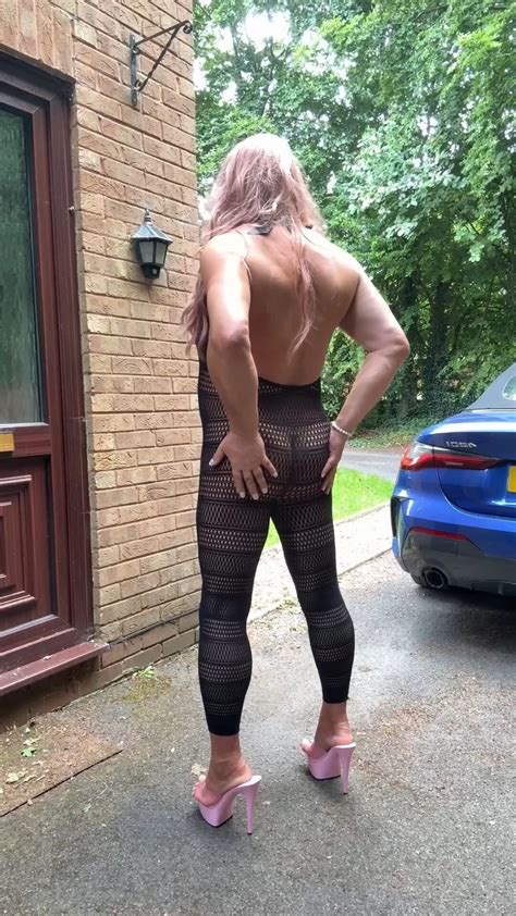 Sexy Crossdresser Kellycd In Sexy Black Fishnet Catsuit Nude Pics Xhamster