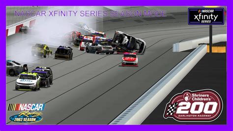 The Big One Strikes At Darlington Nr Xfinity Series Race