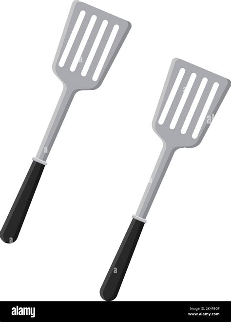 Cooking Spatulas Illustration Vector On A White Background Stock