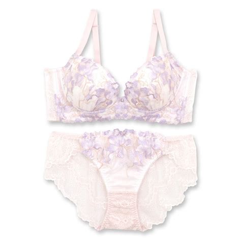 フランデランジェリー fran de lingerie 華あり刺繍のノンワイヤー しっかり盛れるノンワイヤー スタイルアップワイヤレス