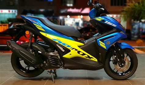 Yamaha Nvx Aerox Blue Set Motorbikes On Carousell