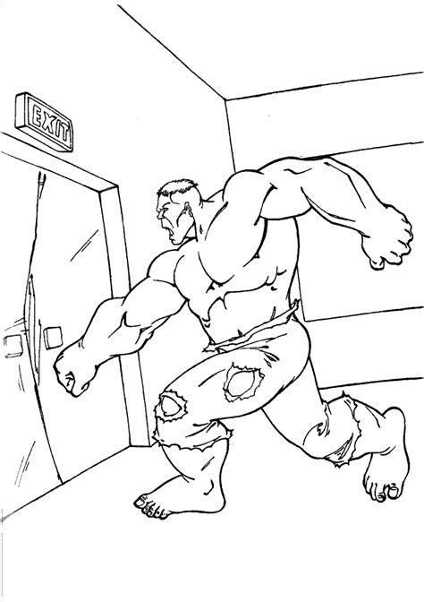 Hulk Para Colorir Vem Colorir