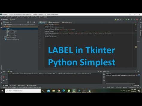 How To Create A Label In Tkinter How To Create A Label In A Python