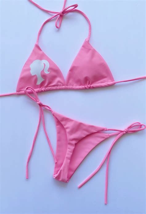 Sexy Barbie Bikini Set Adjustable Bikini Set Trendy Thong Etsy