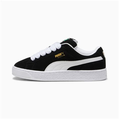 Sepatu Sneaker Suede Xl Puma Black Puma White Puma Shoes Puma