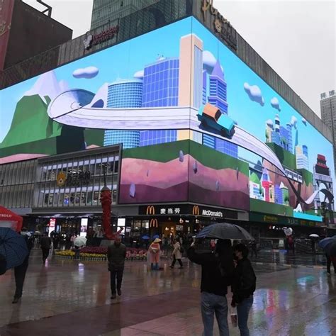 Naked Eye D Led Display D Billboard Advertising Outdoor Full Color Led Display P Led Wall