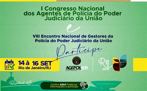 Agepoljus Divulga Programa O Do Congresso Nacional Dos Agentes De