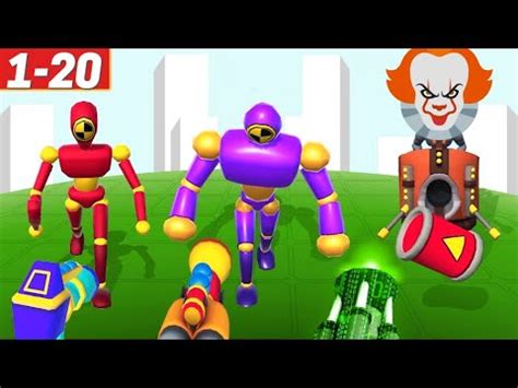 Knock Em All Gameplay Walkthrough Level 1 20 10 IOS Android Noob Vs