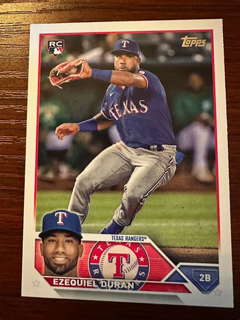 2023 Topps Ezequiel Duran Rookie Texas Rangers 286 EBay