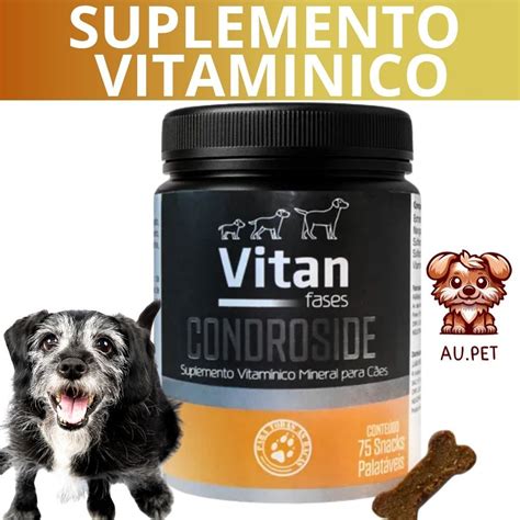 Vitamina Para Caes Idoso - Suplemento Articular Para Cães Idoso - Glucosamina + Condroitina ...