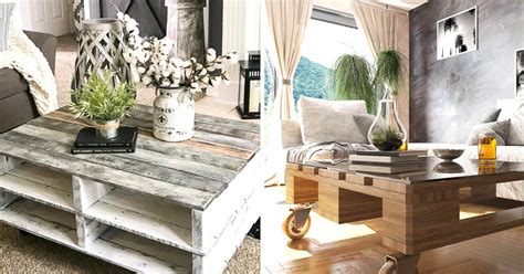 Id Es Cr Atives Pour Fabriquer Une Table Basse Diy Partir De Palettes