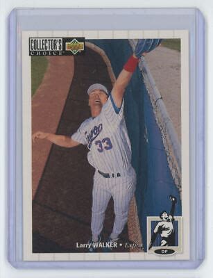 Upper Deck Larry Walker Montreal Expos Ebay