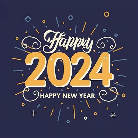 Premium Photo Happy New Year 2024