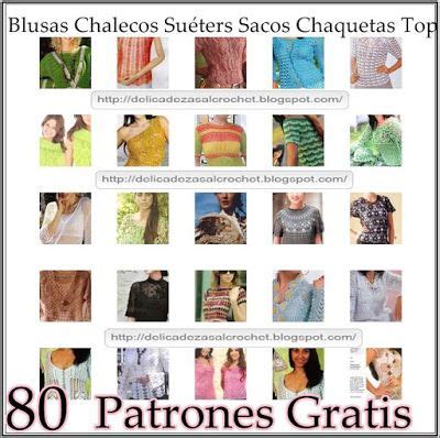 Delicadezas En Crochet Gabriela Patrones Gratis Blusas Excelente