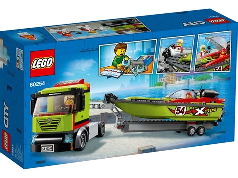 LEGO City 60254 Транспортировщик скоростных катеров | playzone.com.ua