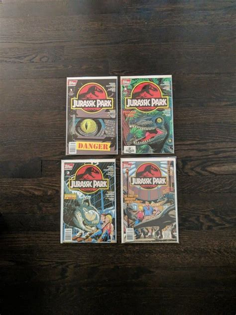 Vintage Jurassic Park Comics 1993 Original Topps From The Etsy