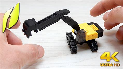 Small Lego Tracked Excavator MOC 4K YouTube