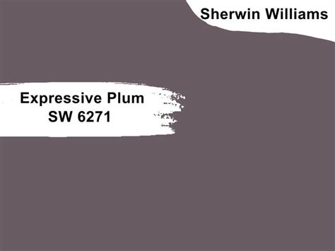 Sherwin Williams Expressive Plum Sw 6271 In 2024 Gray Paint Colors