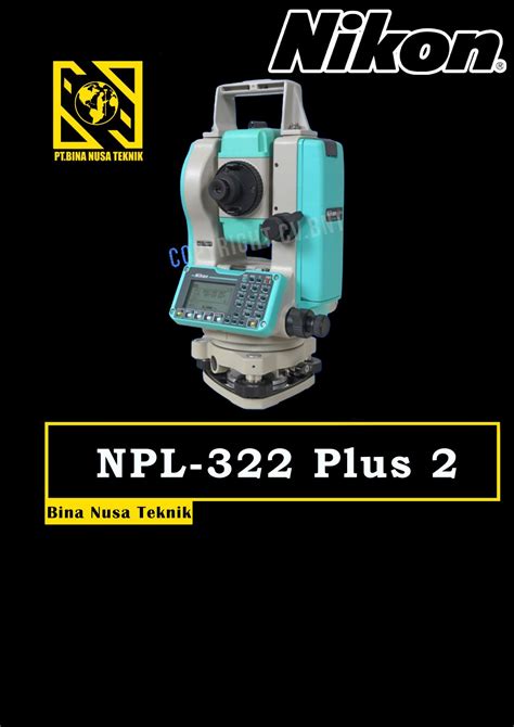 TOTAL STATION NIKON NPL 322 Plus 2